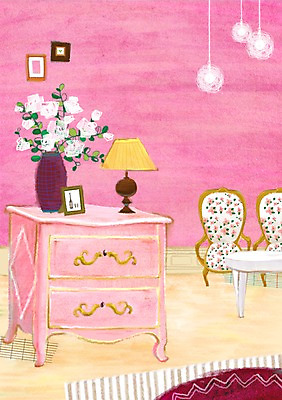 PSD 식물 꽃 화분 액자 백그라운드 의자 일러스트 조명 프레임 액자틀 사람없음 인테리어 꽃병 스탠드 병 서랍장 장식장 초크일러스트 초크아트 국내일러스트 식기 디자인 가구 틀 그림 파일형식