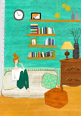 전신 PSD 식물 여자 커피 시계 액자 백그라운드 쿠션 의자 일러스트 티타임 조명 잔 책장 프레임 액자틀 한명 사람 앉기 책 컵 인테리어 소파 꽃병 방 스탠드 시간 차 병 커피잔 찻잔 벽시계 서랍장 초크일러스트 초크아트 안식처 여자만 여자한명만 국내일러스트 1 식기 디자인 꽃 음료 가구 모션 휴식 틀 그림 파일형식