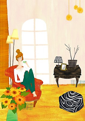 전신 PSD 식물 여자 꽃 커피 액자 백그라운드 의자 일러스트 창문 탁자 티타임 해바라기 조명 잔 프레임 액자틀 한명 사람 앉기 컵 인테리어 소파 꽃병 방 스탠드 차 병 커피잔 찻잔 초크일러스트 초크아트 여자만 여자한명만 국내일러스트 1 식기 디자인 음료 가구 모션 휴식 틀 그림 파일형식