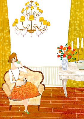 전신 PSD 식물 동물 여자 꽃 커피 백그라운드 의자 일러스트 초 포유류 탁자 주전자 티타임 조명 잔 한명 사람 앉기 컵 반려동물 인테리어 꽃병 고양이 방 차 병 커피잔 찻잔 촛대 샹들리에 초크일러스트 초크아트 안식처 여자만 여자한명만 국내일러스트 1 식기 디자인 음료 가구 모션 주방용품 휴식 그림 파일형식