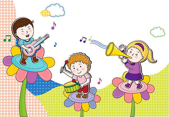 식물 구름 여자 어린이교육 교육 남자 꽃 어린이 악기 음악 연주 음표 현악기 타악기 관악기 미소 웃음 사람 소녀 소년 세명 물방울무늬 기타 나팔 즐거움 드럼 어린이세상 음악교육 천진난만 어린이만 AI파일 자연요소 기호 감정 컨셉 무늬 문화예술 표정 파일형식 벡터