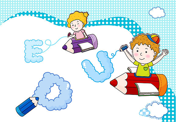 구름 문자 알파벳 영어 여자 어린이교육 교육 남자 어린이 색연필 비행기 영어교육 미소 웃음 사람 소녀 소년 두명 필기구 연필 물방울무늬 즐거움 어린이세상 천진난만 어린이만 AI파일 자연요소 감정 컨셉 무늬 항공교통 문구용품 학용품 대중교통 표정 파일형식 벡터