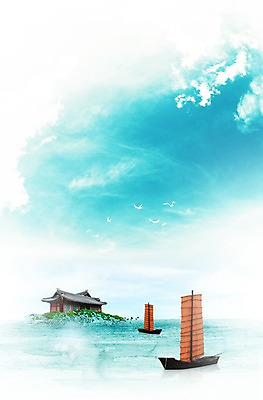 PSD 구름 편집 편집이미지 한국전통 전통 건축물 건축 교통수단 바다 교통 고건축 한국건축 하늘 한옥 주택 기와집 풍경 사람없음 3D 동양건축 나룻배 입체 선박 이미지편집 편집3D 자연요소 수상교통 배_교통 한국 건물 디지털합성 파일형식 동양