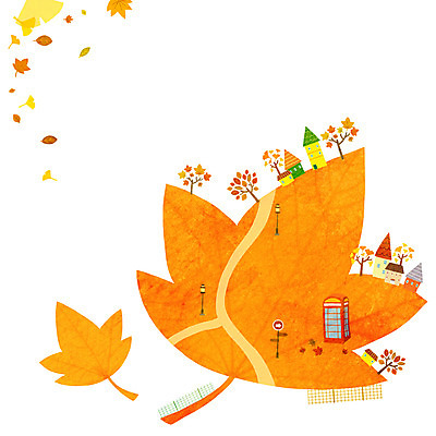 PSD 나무 식물 사계절 계절 백그라운드 단풍 낙엽 잎 가로등 일러스트 나뭇잎 조명 주택 알림판 풍경 사람없음 건물 가을 표지판 공중전화 은행잎 가을배경 국내일러스트 건축물 공공시설 전화기 파일형식 가을_계절