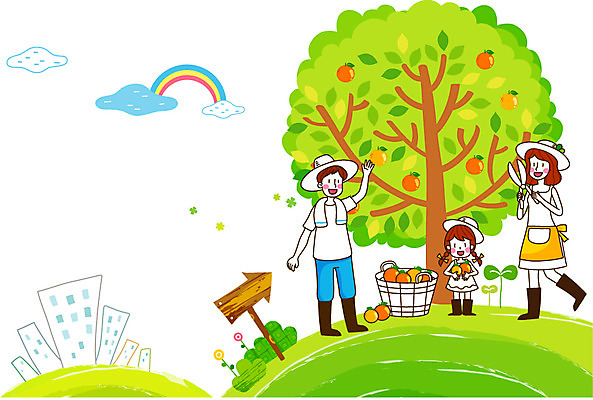 나무 식물 구름 모자 여자 열매 남자 딸 어린이 무지개 오렌지 과일 일러스트 가족 엄마 안내 가위 알림판 미소 웃음 사람 소녀 빌딩 성인 건물 세명 농작물 부모 바구니 농사 팻말 수확 자녀 시골 아빠 알림 귀농 오렌지나무 국내일러스트 AI파일 자연요소 건축물 잡화 농업 관계 문구용품 프레임 표정 파일형식 벡터