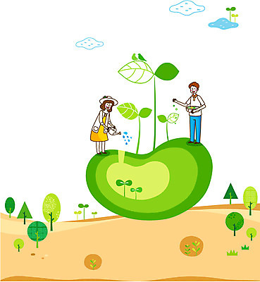 나무 식물 동물 구름 모자 부부 커플 여자 남자 잎 일러스트 조류 나뭇잎 씨앗 미소 웃음 사람 성인 두명 농작물 농사 물뿌리개 수확 시골 물주기 귀농 성인만 국내일러스트 AI파일 자연요소 잡화 농업 관계 모션 표정 파일형식 벡터