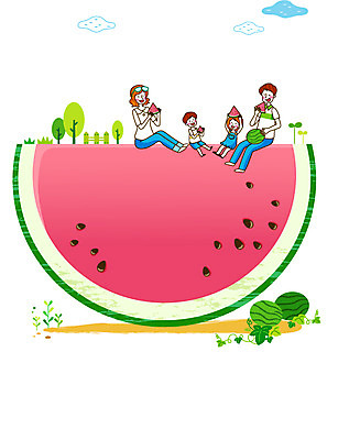 나무 식물 구름 여자 열매 남자 딸 아들 어린이 과일 일러스트 가족 엄마 휴식 수박 미소 웃음 사람 소녀 소년 여러명 성인 농작물 부모 농사 수확 자녀 농촌 시골 아빠 귀농 국내일러스트 AI파일 자연요소 다수 컨셉 농업 관계 표정 파일형식 벡터