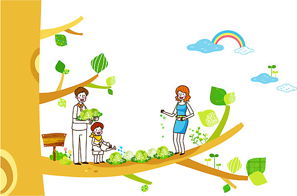 나무 식물 구름 여자 남자 아들 어린이 무지개 채소 일러스트 가족 엄마 안내 알림판 미소 웃음 사람 소년 성인 세명 농작물 부모 농사 팻말 물뿌리개 수확 자녀 농촌 시골 아빠 알림 물주기 양배추 귀농 국내일러스트 AI파일 자연요소 농업 관계 모션 프레임 표정 파일형식 벡터