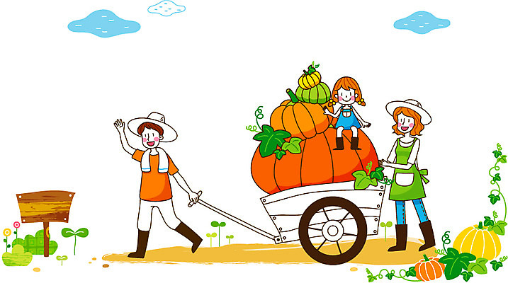 구름 모자 여자 남자 딸 어린이 채소 일러스트 가족 호박 엄마 안내 알림판 미소 웃음 사람 소녀 성인 세명 농작물 부모 농사 수레 팻말 수확 자녀 농촌 시골 아빠 덩굴 알림 귀농 국내일러스트 AI파일 자연요소 식물 잡화 농업 관계 프레임 표정 카트 파일형식 벡터