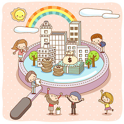 전신 나무 식물 구름 건축물 기호 여자 남자 화분 화초 포즈 무지개 지폐 돈 일러스트 회사 비즈니스 하늘 돋보기 서기 들기 사람 빌딩 여러명 건물 금융 경제 비즈니스라이프 태양 달러 동전 직장인 화폐기호 돈자루 주머니 재테크 문서 투자 국내일러스트 AI파일 자연요소 직업 문자 라이프스타일 건축 다수 모션 재산 화폐 파일형식 벡터