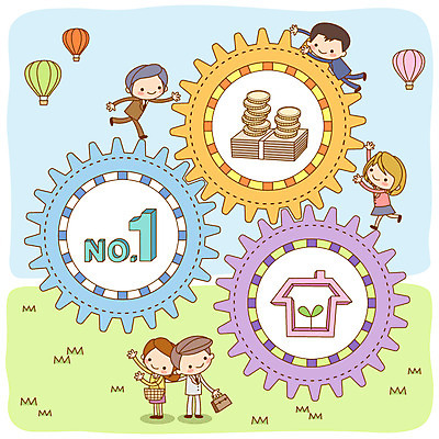 전신 식물 구름 여자 남자 포즈 지폐 돈 가방 일러스트 비즈니스 하늘 주택 서기 들기 사람 잔디 여러명 금융 경제 비즈니스라이프 새싹 동전 기구 열기구 우승 직장인 비즈니스맨 비즈니스우먼 바퀴 풀 톱니바퀴 넘버원 국내일러스트 AI파일 자연요소 직업 라이프스타일 잡화 다수 항공교통 모션 건물 최고 재산 파일형식 벡터