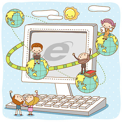 전신 구름 여자 남자 지구 포즈 인터넷 일러스트 비즈니스 하늘 서기 사람 여러명 책 비즈니스라이프 컴퓨터 글로벌 태양 지구본 스크린 모니터 글로벌비즈니스 키보드 직장인 e비즈니스 정보화 정보화시대 국내일러스트 AI파일 자연요소 직업 라이프스타일 다수 모션 전자제품 파일형식 벡터