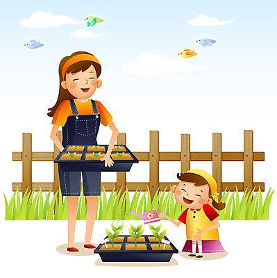 전신 식물 동물 구름 라이프스타일 여자 딸 화분 어린이 포즈 일러스트 가족 조류 엄마 서기 미소 웃음 들기 사람 앉기 소녀 성인 두명 라이프 울타리 상자 새싹 농사 물뿌리개 자녀 풀 즐거움 물주기 원예 귀농 여자만 국내일러스트 AI파일 자연요소 감정 농업 관계 모션 표정 취미 생활 담장 파일형식 벡터