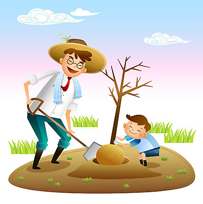 전신 나무 식물 구름 모자 라이프스타일 남자 아들 어린이 포즈 장갑 일러스트 가족 하늘 넥타이 장화 서기 미소 웃음 들기 사람 정장 소년 잔디 성인 두명 라이프 수건 농사 자녀 나뭇가지 풀 아빠 삽 즐거움 원예 밀짚모자 귀농 나무심기 묘목 남자만 국내일러스트 AI파일 자연요소 모자_잡화 잡화 옷 감정 신발 농업 관계 모션 표정 취미 생활 위생용품 심기 파일형식 벡터