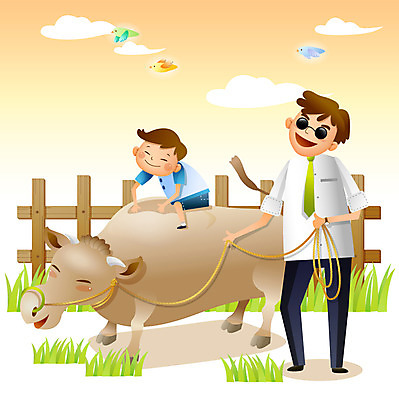 전신 식물 동물 구름 한마리 라이프스타일 남자 아들 어린이 줄 포즈 일러스트 가족 조류 하늘 넥타이 서기 미소 웃음 사람 앉기 정장 소년 잔디 성인 두명 라이프 울타리 선글라스 농사 자녀 농촌 시골 잡기 풀 소 아빠 양치기 승차 즐거움 귀농 고삐 남자만 국내일러스트 AI파일 자연요소 직업 1 잡화 옷 감정 안경 농업 포유류 관계 모션 표정 생활 담장 파일형식 벡터