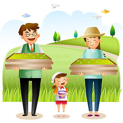 전신 나무 식물 동물 모자 라이프스타일 여자 남자 딸 어린이 포즈 일러스트 가족 조류 엄마 논 통 서기 미소 웃음 들기 사람 소녀 잔디 여러명 성인 라이프 물 농사 자녀 농촌 시골 풀 아빠 양동이 즐거움 밀짚모자 귀농 판 모판 국내일러스트 AI파일 자연요소 모자_잡화 잡화 감정 다수 농업 관계 모션 표정 생활 파일형식 벡터