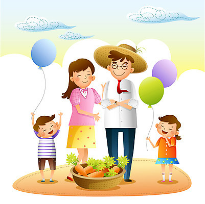 전신 구름 모자 라이프스타일 여자 남자 딸 아들 어린이 포즈 채소 일러스트 가족 하늘 엄마 넥타이 서기 미소 웃음 들기 사람 정장 소녀 소년 여러명 성인 라이프 농작물 바구니 팔짱 농사 당근 수확 자녀 농촌 아빠 즐거움 유기농 밀짚모자 귀농 풍선 국내일러스트 AI파일 자연요소 모자_잡화 웰빙 잡화 옷 감정 다수 농업 관계 모션 뿌리채소 표정 생활 시골 파일형식 벡터