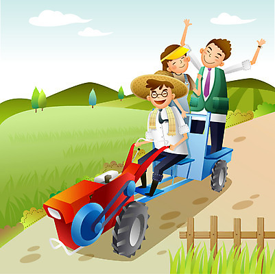 전신 나무 식물 구름 모자 라이프스타일 여자 남자 길 포즈 밭 농업 일러스트 넥타이 산 주택 논 서기 사람 정장 손짓 성인 라이프 세명 수건 손들기 농사 기계 운전 농촌 농부 농기구 밀짚모자 귀농 썬캡 이웃 경운기 성인만 국내일러스트 AI파일 자연요소 직업 모자_잡화 잡화 옷 산업 모션 건물 생활 위생용품 시골 농기계 파일형식 벡터