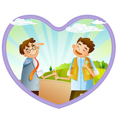 나무 식물 구름 라이프스타일 남자 길 음료 포즈 밭 일러스트 하늘 넥타이 휴식 논 서기 미소 웃음 들기 사람 정장 상반신 성인 두명 라이프 손들기 농사 농촌 캔 귀농 격려 이웃 남자만 성인남자만 성인만 국내일러스트 AI파일 자연요소 잡화 옷 감정 컨셉 농업 모션 표정 생활 시골 파일형식 벡터