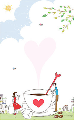 나무 식물 동물 구름 커플 여자 남자 행복 커피 한쌍 데이트 일러스트 조류 하늘 주택 사랑 미소 웃음 사람 빌딩 두명 건물 태양 다정 쌍 차 커피잔 찻잔 설탕 각설탕 컵받침 받침대 국내일러스트 AI파일 자연요소 건축물 감정 음료 컨셉 관계 잔 표정 파일형식 벡터