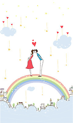 나무 식물 구름 커플 여자 남자 행복 한쌍 데이트 일러스트 하늘 키스 주택 사랑 미소 웃음 사람 빌딩 두명 건물 다정 쌍 스킨십 애정표현 국내일러스트 AI파일 자연요소 건축물 감정 컨셉 관계 표정 표현 파일형식 벡터