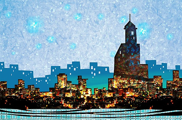 PSD 실루엣 야경 자연 그림자 빌딩 사람없음 건물 빛 도시 저녁 리빙 네이처 건축물 촬영기법 야간 생태계 파일형식 풍경_경치