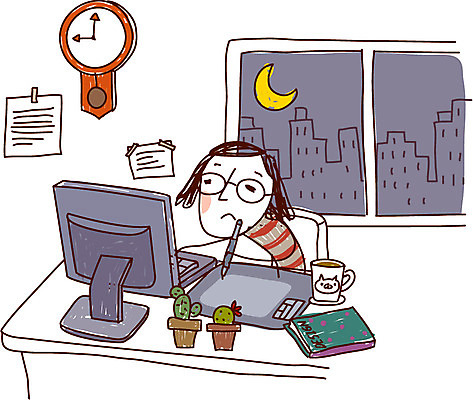 식물 우먼라이프 라이프스타일 여자 화분 시계 일러스트 창문 잔 선인장 한명 사람 앉기 빌딩 건물 일상 라이프 책 컵 컴퓨터 모니터 달 시간 저녁 초승달 책상 벽시계 야근 그래픽디자이너 일러스트레이터 철야 여자만 여자한명만 국내일러스트 AI파일 자연요소 직업 1 식기 건축물 가구 비즈니스 모션 생활 전자제품 업무 야간 디자이너 파일형식 벡터