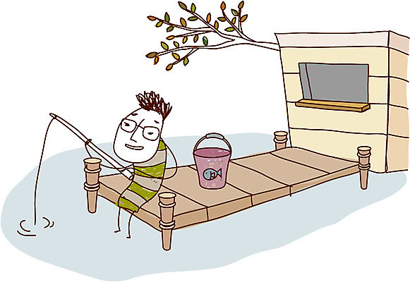 전신 나무 식물 라이프스타일 남자 맨라이프 일러스트 낚시 한명 미소 웃음 사람 앉기 취미 일상 라이프 강 낚싯대 양동이 낚시터 남자만 남자한명만 국내일러스트 AI파일 1 모션 레저 표정 생활 낚시용품 파일형식 벡터