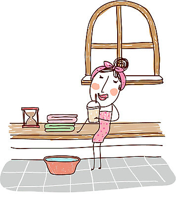 전신 우먼라이프 라이프스타일 여자 음료 의자 일러스트 창문 한명 미소 웃음 사람 앉기 취미 일상 라이프 물 수건 양동이 모래시계 대야 사우나 식혜 찜질방 여자만 여자한명만 국내일러스트 AI파일 자연요소 1 모래 시계 가구 모션 표정 생활 위생용품 전통차 파일형식 벡터