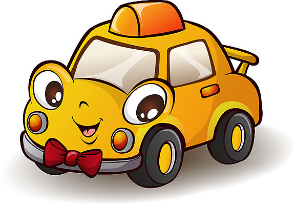 캐릭터 리본 육상교통 교통수단 교통 일러스트 승용차 자동차 대중교통 사람없음 택시 자동차캐릭터 일러캐릭터 AI파일 파일형식 벡터