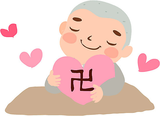 클립아트 캐릭터 남자 종교 문화 불교 일러스트 표시 사랑 한명 미소 웃음 사람 성인 부처님오신날 하트 종교인 승려 불교용품 종교캐릭터 중 만자 수도사 절표시 남자만 남자한명만 성인남자만 성인만 불교캐릭터 일러캐릭터 AI파일 모양 1 기념일 감정 종교용품 표정 성직자 파일형식 벡터