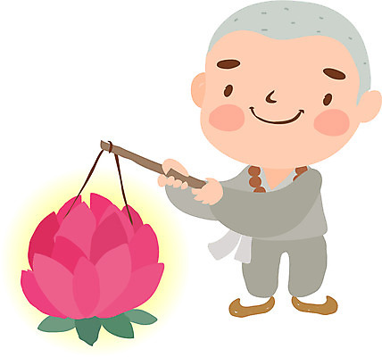 클립아트 식물 캐릭터 남자 꽃 종교 문화 불교 일러스트 조명 연꽃 한명 미소 웃음 사람 성인 부처님오신날 성자 종교인 승려 불교용품 종교캐릭터 연등 중 수도사 남자만 남자한명만 성인남자만 성인만 불교캐릭터 일러캐릭터 AI파일 1 기념일 종교용품 표정 등불 성직자 파일형식 벡터