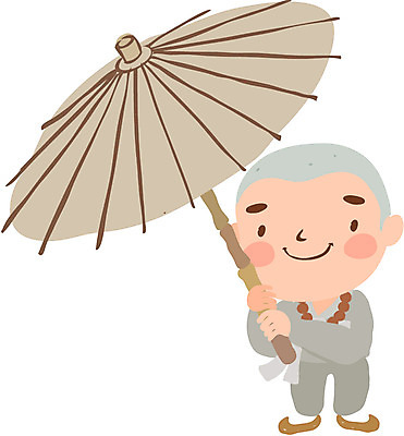 클립아트 캐릭터 잡화 남자 종교 문화 불교 일러스트 우산 한명 미소 웃음 사람 성인 부처님오신날 종교인 승려 불교용품 종교캐릭터 중 수도사 남자만 남자한명만 성인남자만 성인만 불교캐릭터 일러캐릭터 AI파일 1 기념일 종교용품 표정 성직자 파일형식 벡터