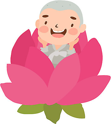 클립아트 식물 캐릭터 남자 꽃 종교 문화 불교 일러스트 연꽃 한명 미소 웃음 사람 성인 부처님오신날 종교인 승려 불교용품 종교캐릭터 연등 중 수도사 남자만 남자한명만 성인남자만 성인만 불교캐릭터 일러캐릭터 AI파일 1 기념일 종교용품 표정 등불 성직자 파일형식 벡터