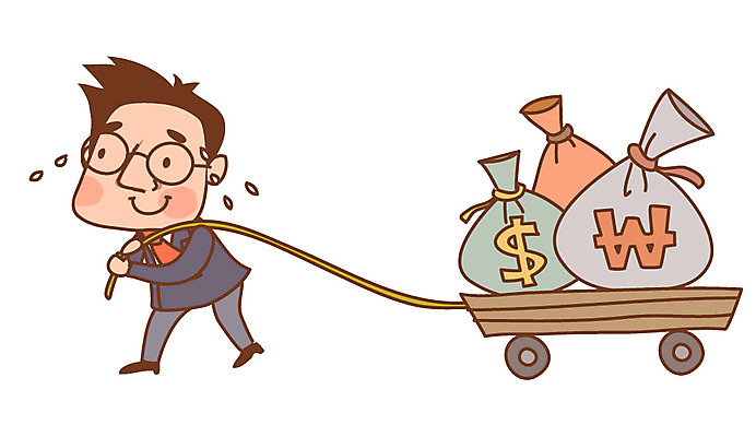 클립아트 캐릭터 기호 남자 일러스트 비즈니스 한명 미소 웃음 사람 정장 성인 금융 경제 비즈니스라이프 달러 수레 비즈니스맨 원화 화폐기호 돈자루 당기기 주머니 비즈니스캐릭터 보따리 단위 돈보따리 남자만 남자한명만 성인남자만 성인만 일러캐릭터 AI파일 문자 1 라이프스타일 옷 돈 모션 표정 카트 직장인 화폐 파일형식 벡터