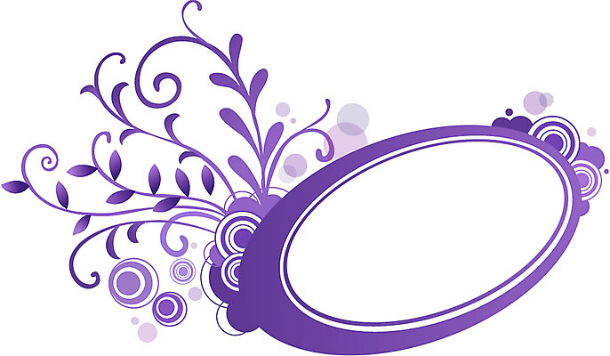 식물 배너 컬러 백그라운드 잎 무늬 일러스트 안내 프레임 틀 사람없음 보라색 원형 알림 국내일러스트 AI파일 도형 파일형식 벡터