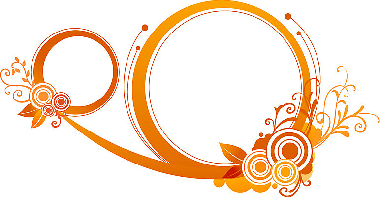 배너 컬러 백그라운드 무늬 일러스트 안내 프레임 틀 사람없음 주황색 원형 알림 국내일러스트 AI파일 도형 파일형식 벡터