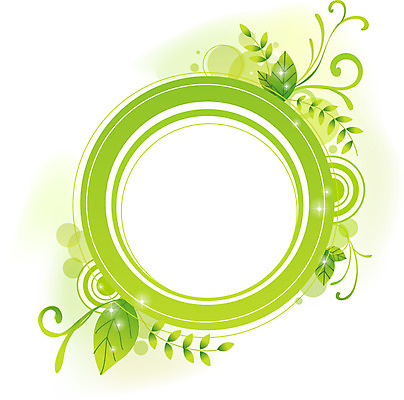 식물 배너 컬러 백그라운드 잎 무늬 일러스트 자연 안내 프레임 틀 사람없음 초록색 원형 알림 국내일러스트 AI파일 도형 생태계 파일형식 벡터
