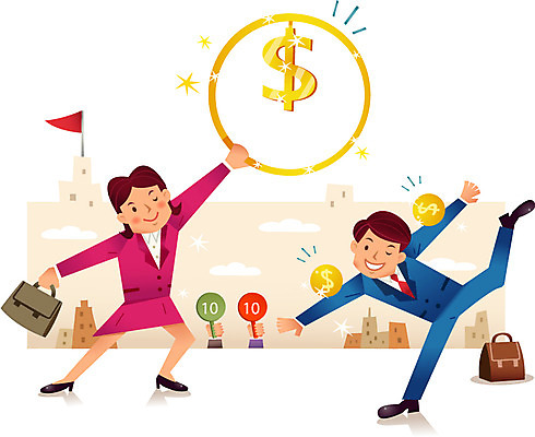 전신 구름 기호 여자 남자 스포츠 포즈 돈 서류가방 가방 일러스트 비즈니스 서기 미소 웃음 사람 정장 빌딩 성인 두명 건물 운동 달러 깃발 직장인 비즈니스맨 비즈니스우먼 자신감 화폐기호 목표 열정 단위 체조 성인만 국내일러스트 AI파일 자연요소 직업 문자 건축물 잡화 옷 감정 컨셉 모션 표정 건강 재산 화폐 파일형식 벡터