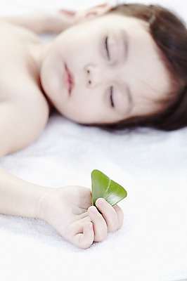 포토 JPG 스튜디오촬영 외국인 식물 해외기획촬영 라이프스타일 2012년태국 여자 어린이라이프 잎 나뭇잎 실내 한명 사람 상반신 아웃포커스 눕기 눈감음 아기 잠 여자만 여자한명만 아기만 여자아기만 여자아기한명만 국내포토 1 어린이 모션 촬영기법 인종 내부 생활 파일형식