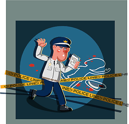 남자 일러스트 한명 사람 성인 다이어리 혈액 범죄 칼 경찰 사건 사회이슈 살인 흉기 남자만 남자한명만 성인남자만 성인만 국내일러스트 AI파일 직업 1 컨셉 사무용품 파일형식 벡터