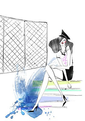 전신 PSD 모자 우먼라이프 라이프스타일 여자 포즈 일러스트 한명 사람 앉기 성인 라이프 뷰티 계단 여자만 여자한명만 성인여자만 성인만 국내일러스트 1 잡화 모션 생활 파일형식