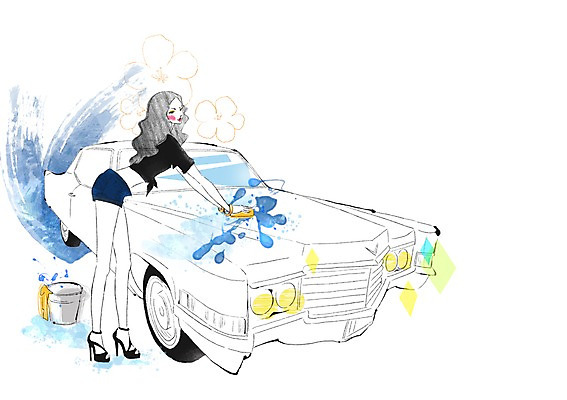 전신 PSD 우먼라이프 라이프스타일 여자 교통수단 포즈 교통 일러스트 자동차 한명 서기 사람 성인 라이프 뷰티 양동이 세차 여자만 여자한명만 성인여자만 성인만 국내일러스트 1 육상교통 모션 생활 파일형식