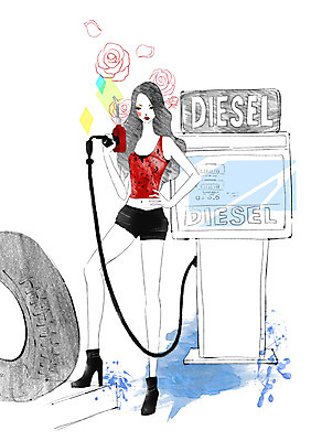 전신 PSD 우먼라이프 라이프스타일 여자 포즈 일러스트 한명 서기 사람 성인 라이프 뷰티 바퀴 휘발유 타이어 주유기 주유 주유소 여자만 여자한명만 성인여자만 성인만 국내일러스트 1 모션 생활 기계 석유 파일형식