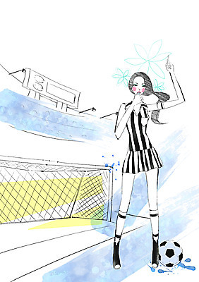 전신 PSD 우먼라이프 라이프스타일 여자 포즈 일러스트 축구공 공 한명 서기 사람 성인 라이프 뷰티 축구 심판 축구장 골대 축구골대 축구경기 판결 축구심판 여자만 여자한명만 성인여자만 성인만 국내일러스트 1 축구용품 스포츠시설 모션 경기 생활 구기 파일형식