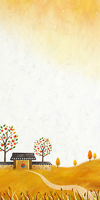 PSD 나무 식물 사계절 계절 길 백그라운드 일러스트 자연 거리 주택 따뜻함 기와 기와집 풍경 사람없음 가을풍경 가을 자연백그라운드 가을배경 국내일러스트 한옥 건물 생태계 파일형식 가을_계절