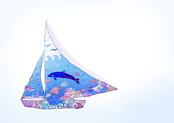 PSD 동물 교통수단 바다 상징 생각 일러스트 상상 갈매기 조류 어류 사람없음 판타지 바닷속 해저 수중 바다동물 수중동물 해조류 산호초 돛단배 심볼 고래 돌고래 돛 선박 국내일러스트 교통 수상교통 배_교통 포유류 수중식물 해양식물 파일형식