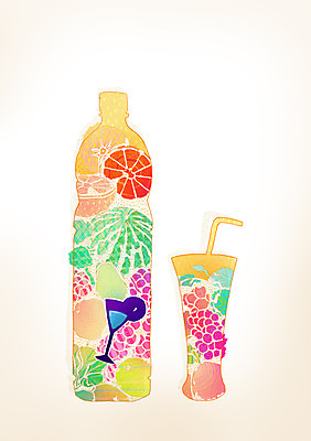 PSD 열매 음료 상징 생각 오렌지 과일 일러스트 상상 포도 잔 수박 빨대 사람없음 컵 판타지 주스 칵테일 배 병 과일주스 레몬 자몽 심볼 칵테일잔 페트병 국내일러스트 식물 식기 술잔 주류 병_담는 파일형식