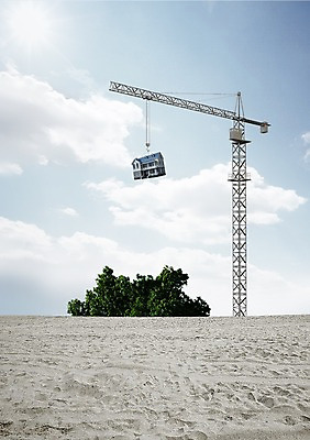 주간 PSD 나무 구름 편집이미지 모래 하늘 주택 사람없음 야외 모래사장 태양 3D 기중기 타워크레인 편집3D 자연요소 식물 바다 건물 중장비 디지털합성 파일형식