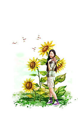전신 PSD 편집이미지 계절 여자 꽃 곤충 해바라기 한명 서기 미소 웃음 사람 동양인 초원 성인 옆모습 가을풍경 한국인 가을 잠자리 여자만 여자한명만 성인여자만 성인만 이미지편집 식물 동물 1 뷰포인트 모션 표정 인종 풍경 파일형식 가을_계절